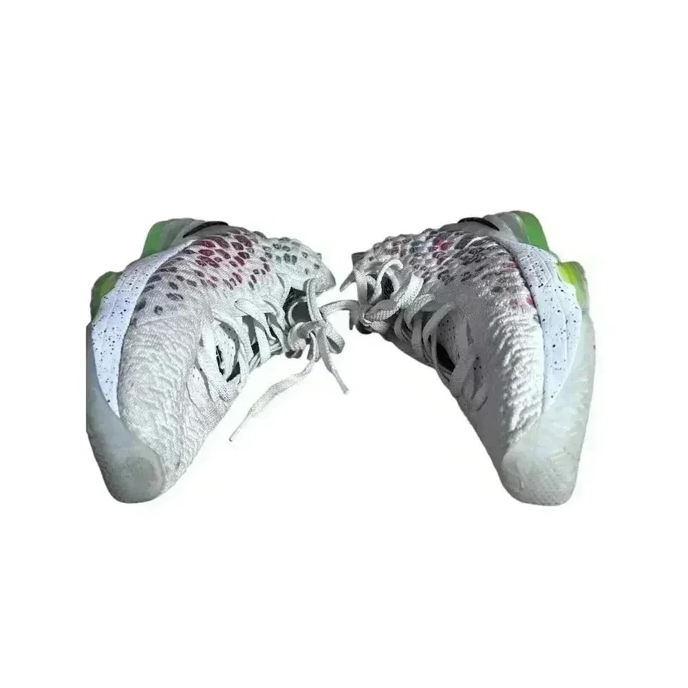 Nike LeBron 17 Air Command Force White Black Multi-Color Size 6.5Y BQ5594-100 - Picture 10 of 15